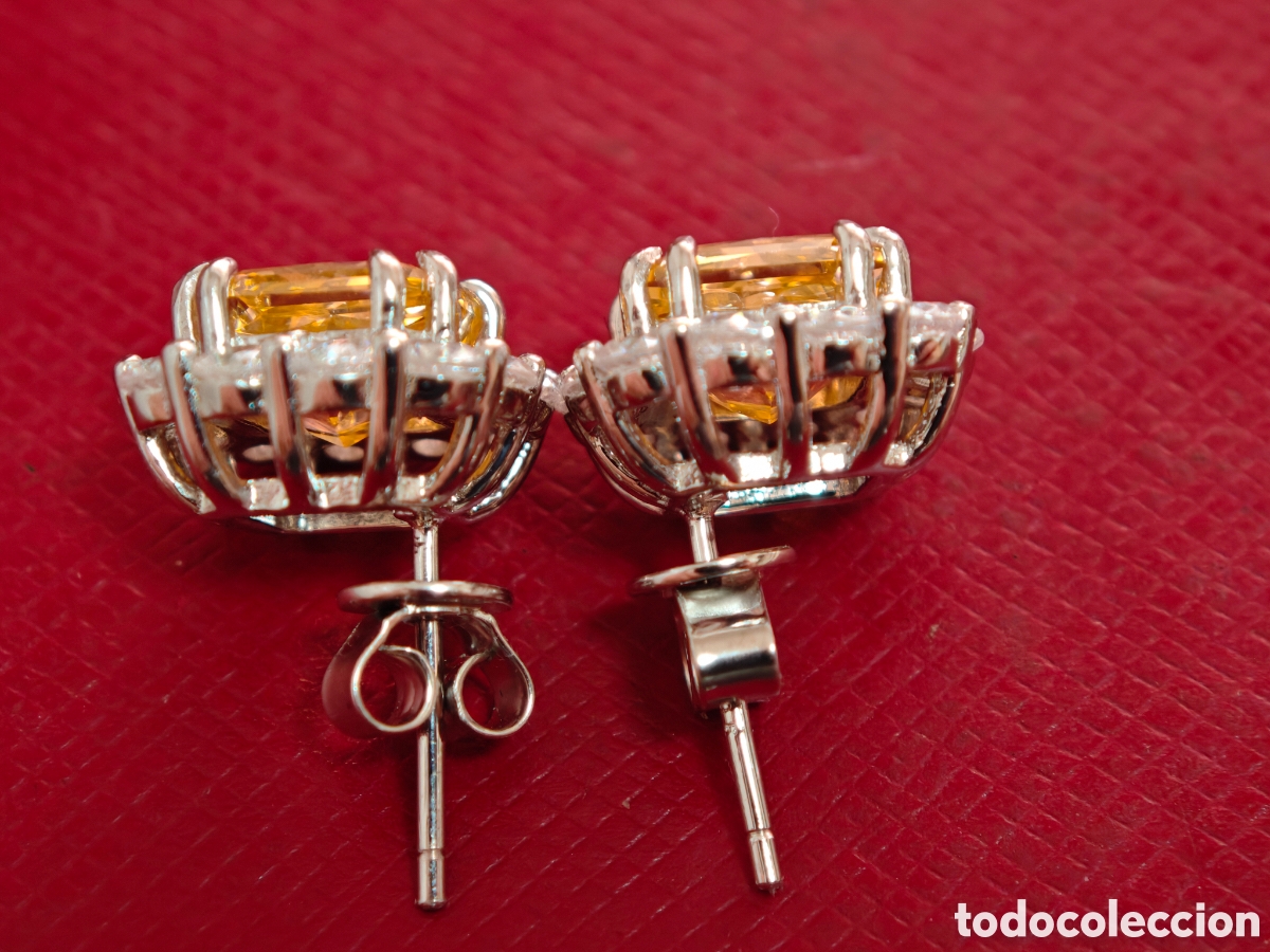 Joyeria: Pendientes de plata de ley y moissanita - Foto 6