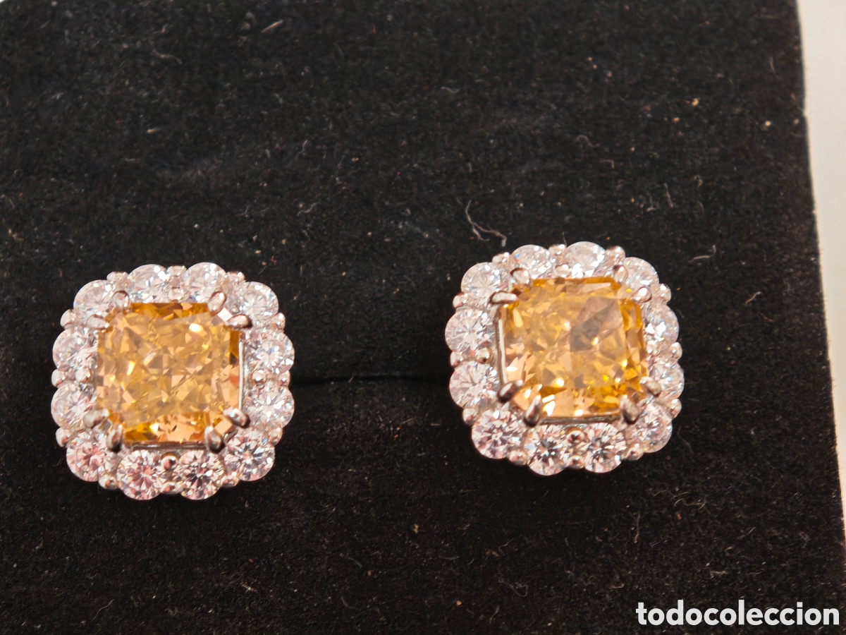 Joyeria: Pendientes de plata de ley y moissanita - Foto 10