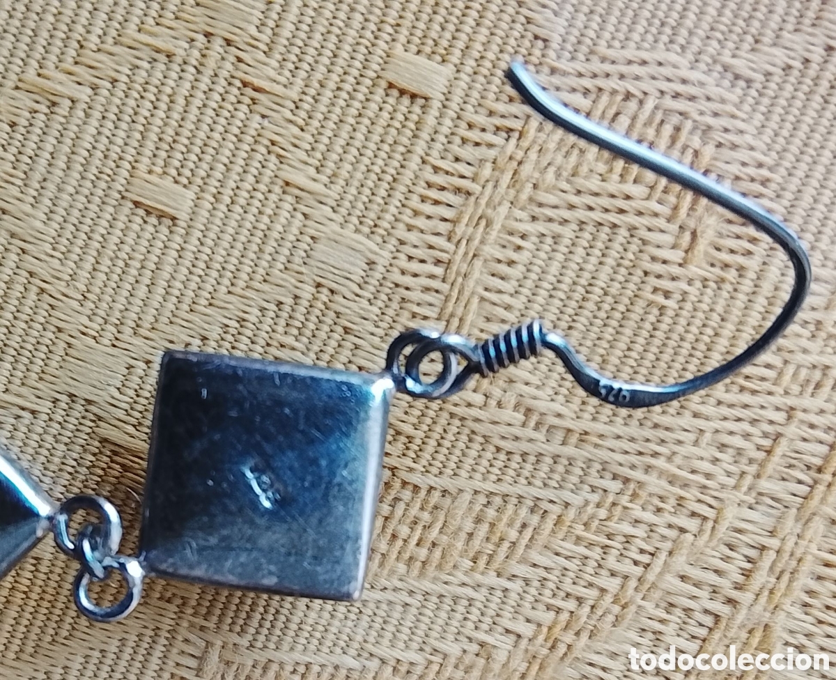 Joyeria: Pendientes plata con azuritas - Foto 3