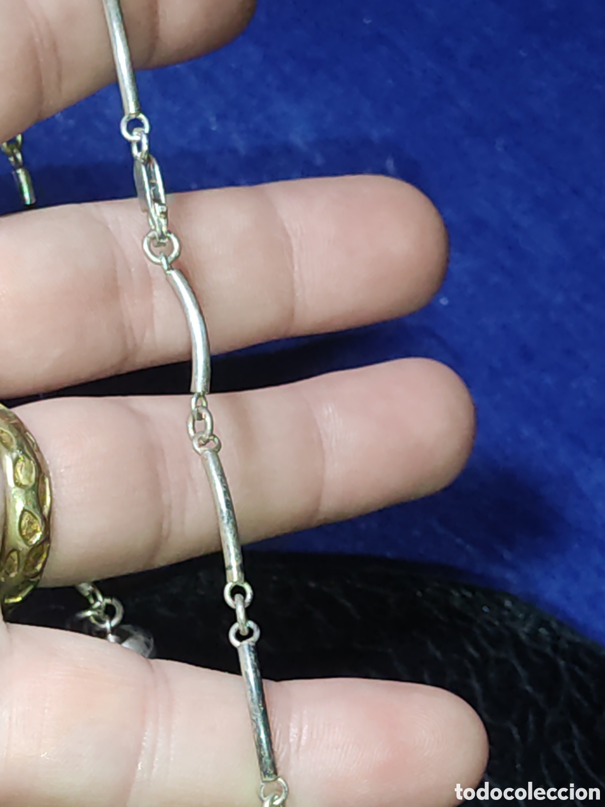 Joyeria: Pulsera para el tobillo de plata contrastada. - Foto 4