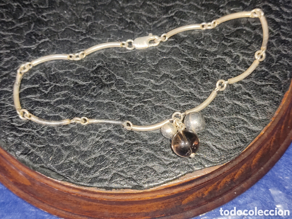 Joyeria: Pulsera para el tobillo de plata contrastada. - Foto 1