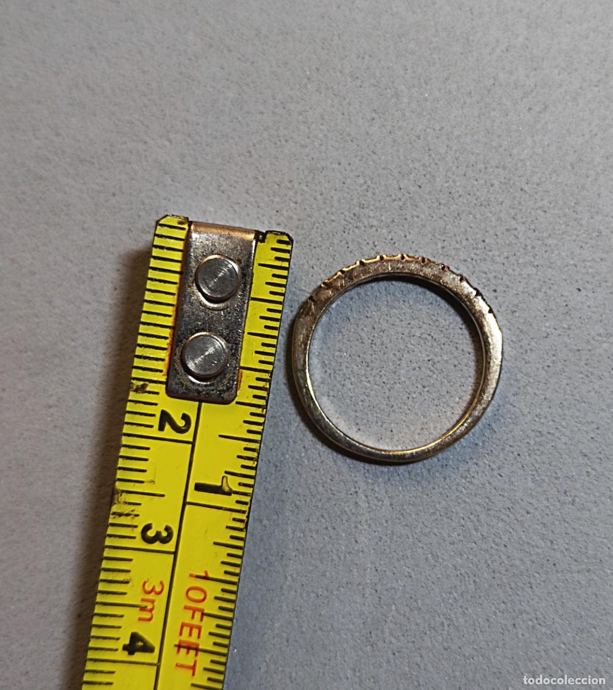 Joyeria: Anillo de plata de ley con circonitas. - Foto 4
