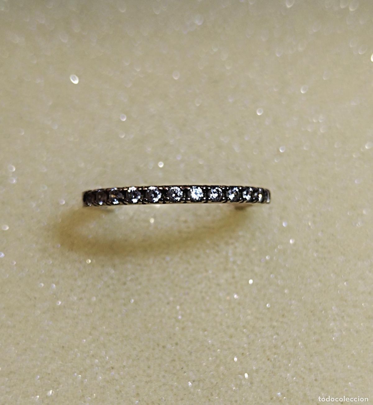 Joyeria: Anillo de plata de ley con circonitas. - Foto 5