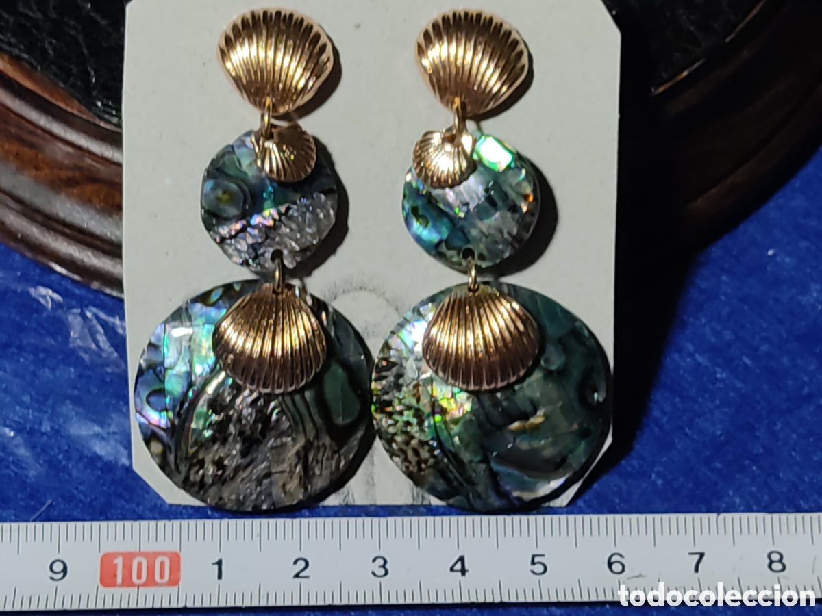 Joyeria: Pendientes de n&aacute;car & &Aacute;valon. - Foto 2