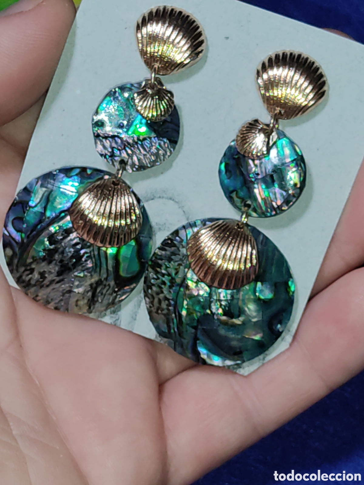 Joyeria: Pendientes de n&aacute;car & &Aacute;valon. - Foto 5