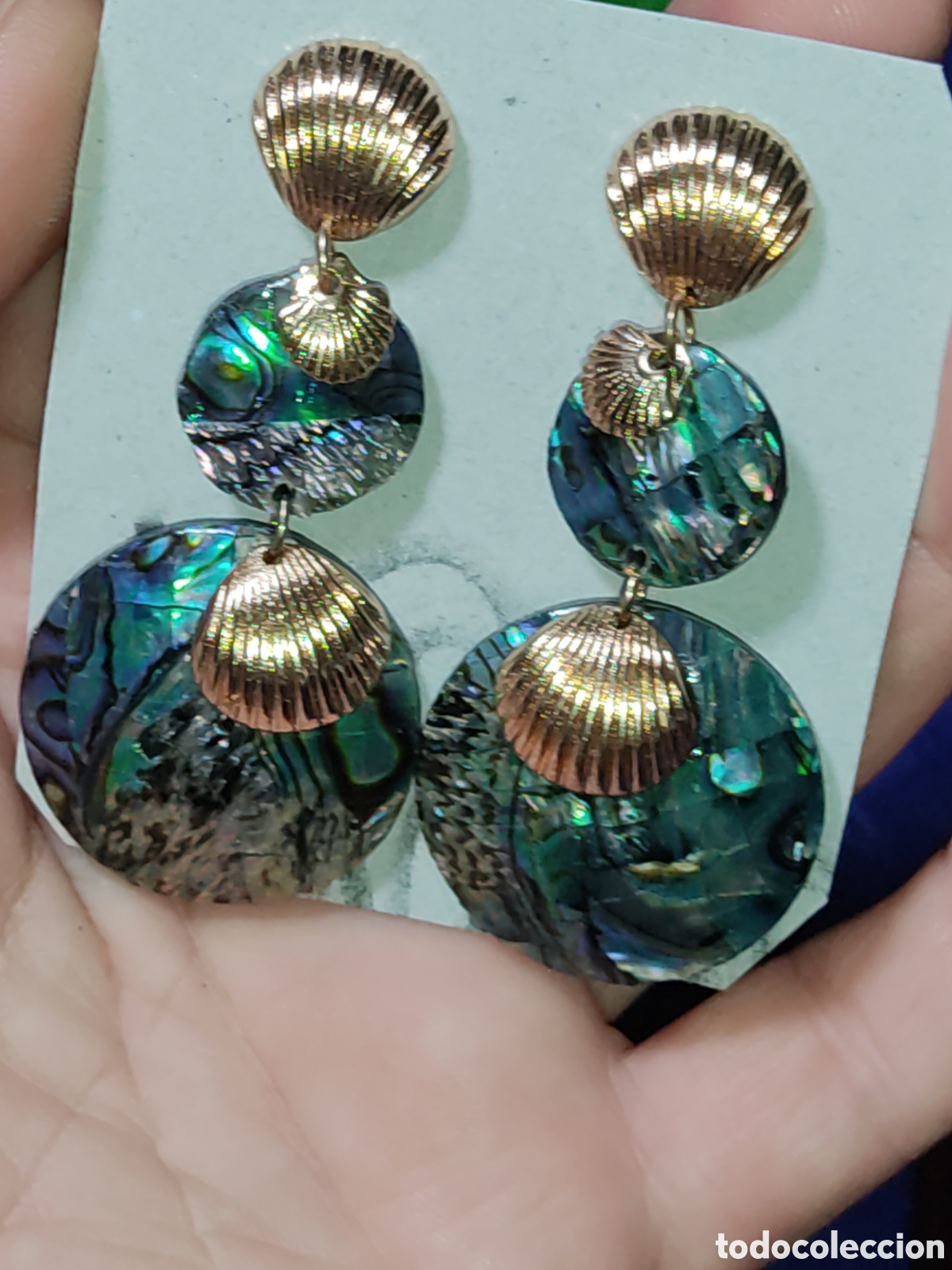 Joyeria: Pendientes de n&aacute;car & &Aacute;valon. - Foto 6