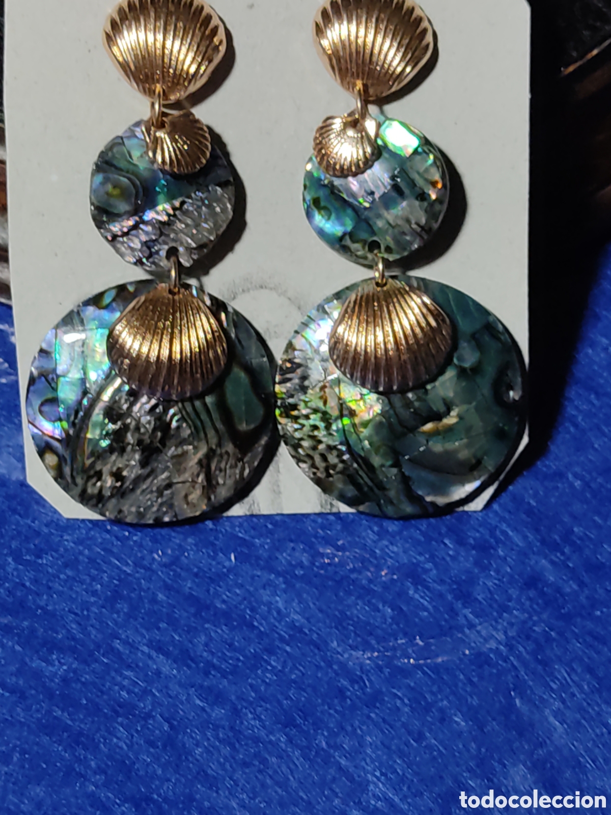 Joyeria: Pendientes de n&aacute;car & &Aacute;valon. - Foto 1