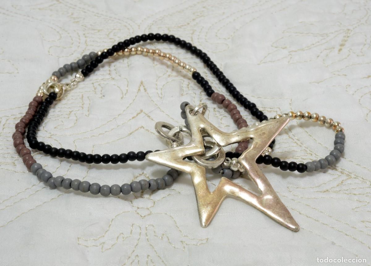 Joyeria: COLLAR VINTAGE, GRAN ESTRELLA PLATEADA - Foto 1