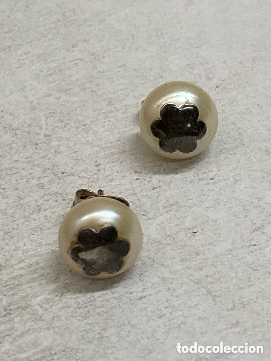 Joyeria: Pendientes de plata perlas P338 - Foto 1