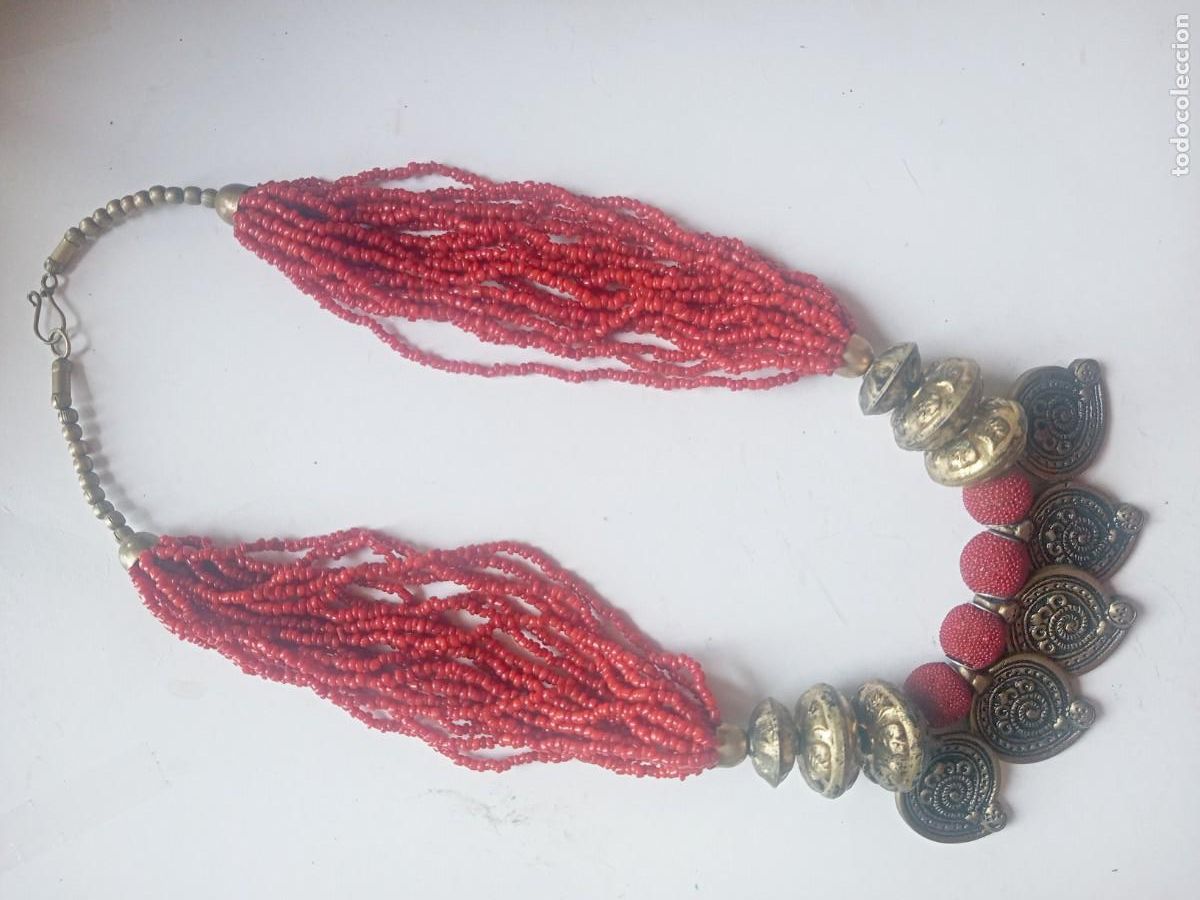 Joyeria: BONITO COLLAR. ( CORAL ? )ANTIGUO - Foto 1