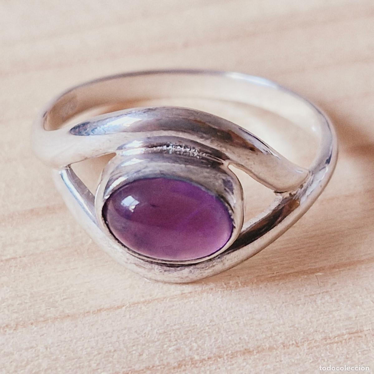 Joyeria: Anillo Amatista Estilo Celta Plata 925 Amethyst - Foto 1
