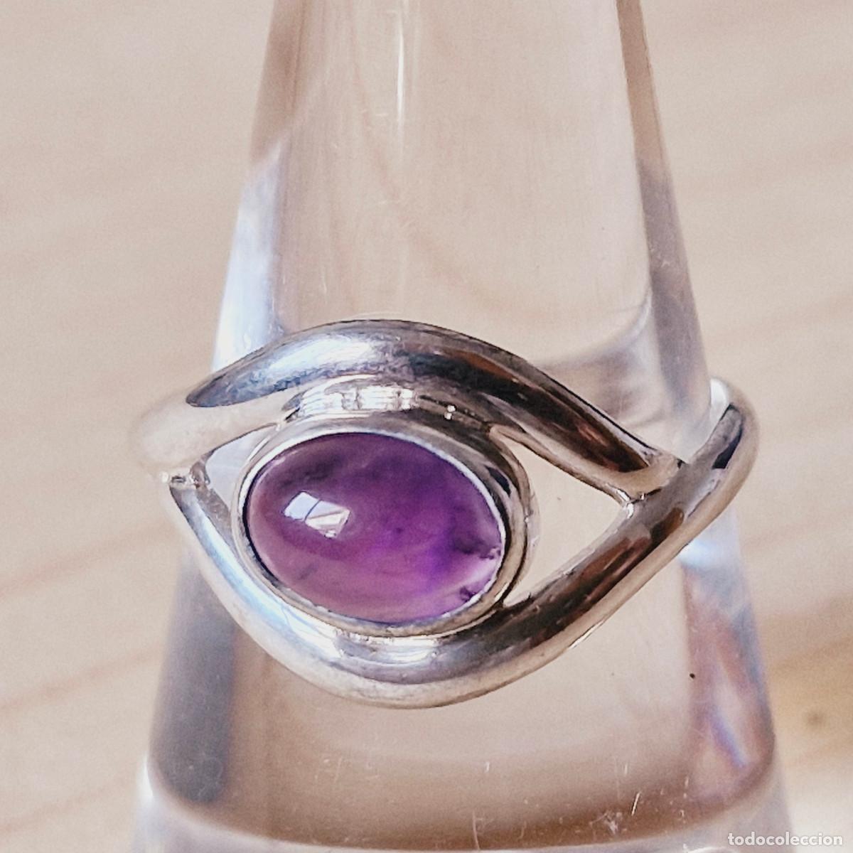Joyeria: Anillo Amatista Estilo Celta Plata 925 Amethyst - Foto 2
