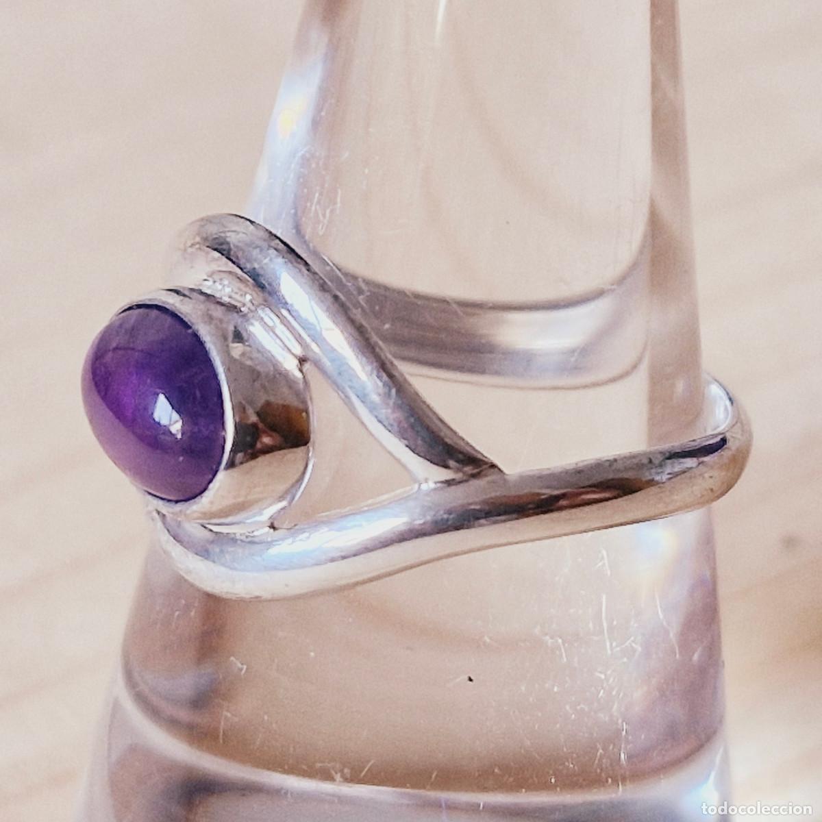 Joyeria: Anillo Amatista Estilo Celta Plata 925 Amethyst - Foto 3