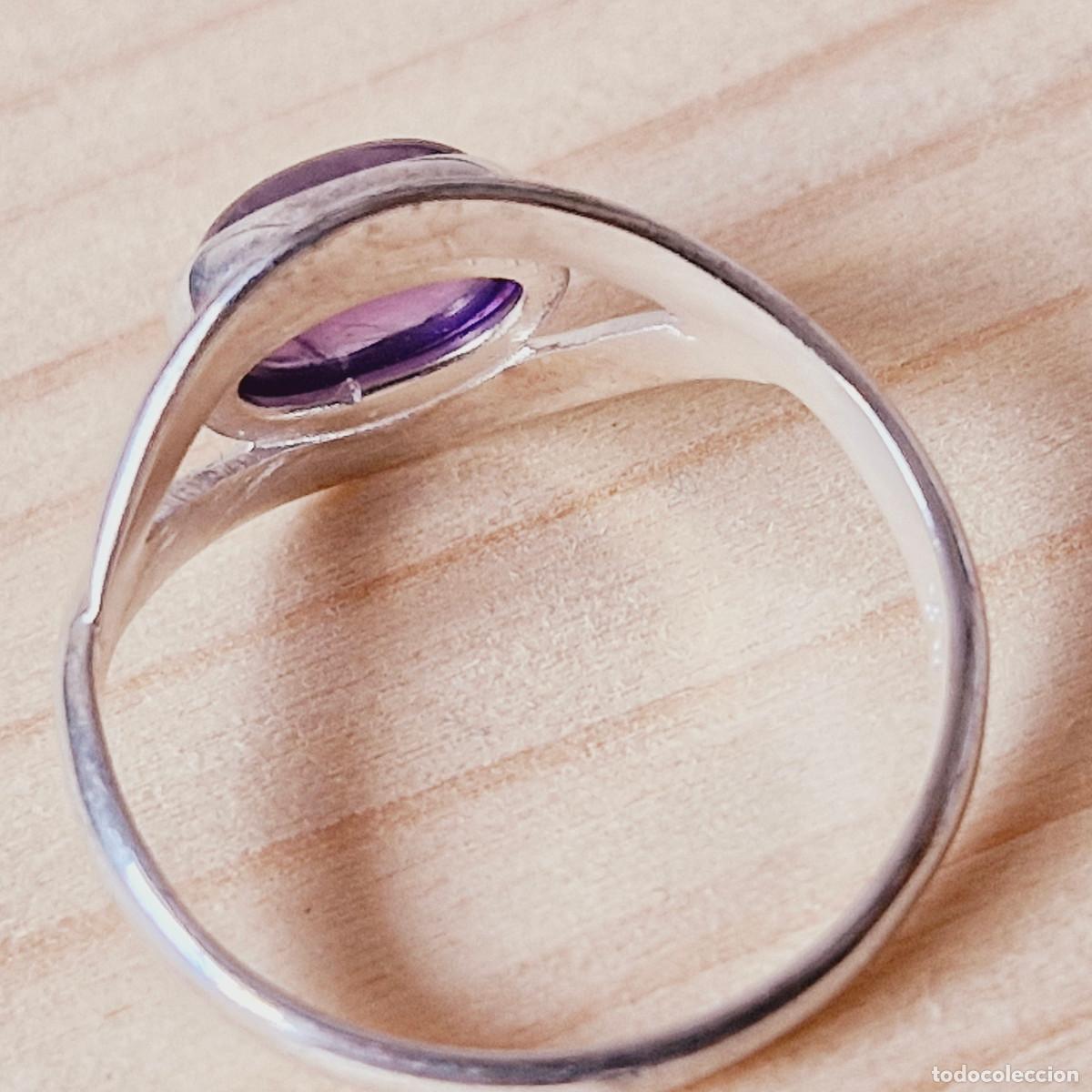 Joyeria: Anillo Amatista Estilo Celta Plata 925 Amethyst - Foto 4