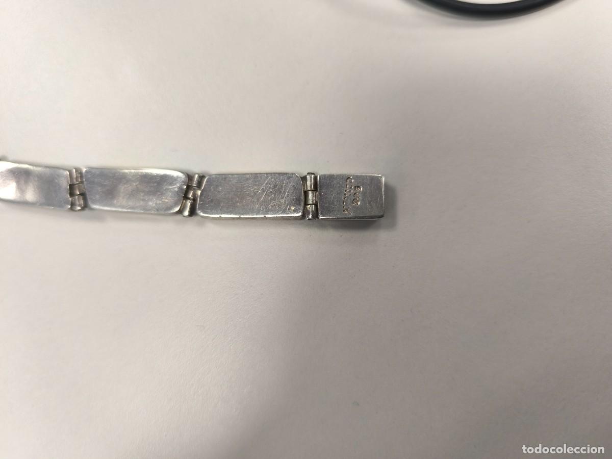 Joyeria: Pulsera de plata y obsidiana - Foto 3