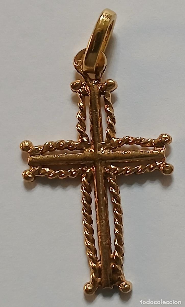 Joyeria: Cruz de ORO de 750 mil&eacute;simas. - Foto 1