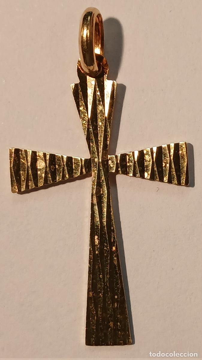 Joyeria: Cruz de ORO de 750 mil&eacute;simas. - Foto 3