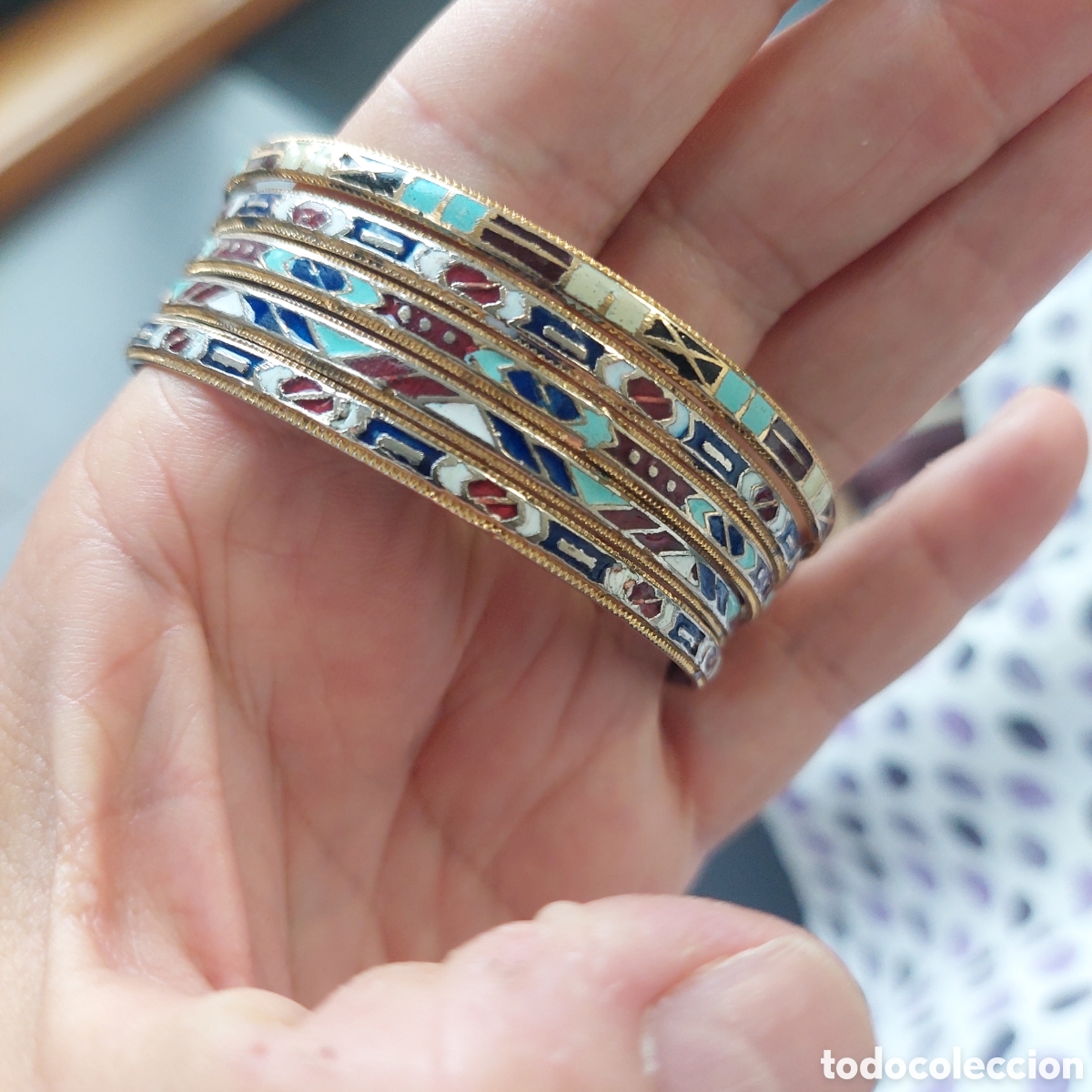 Joyeria: 5 pulseras pintadas esmalt - Foto 5