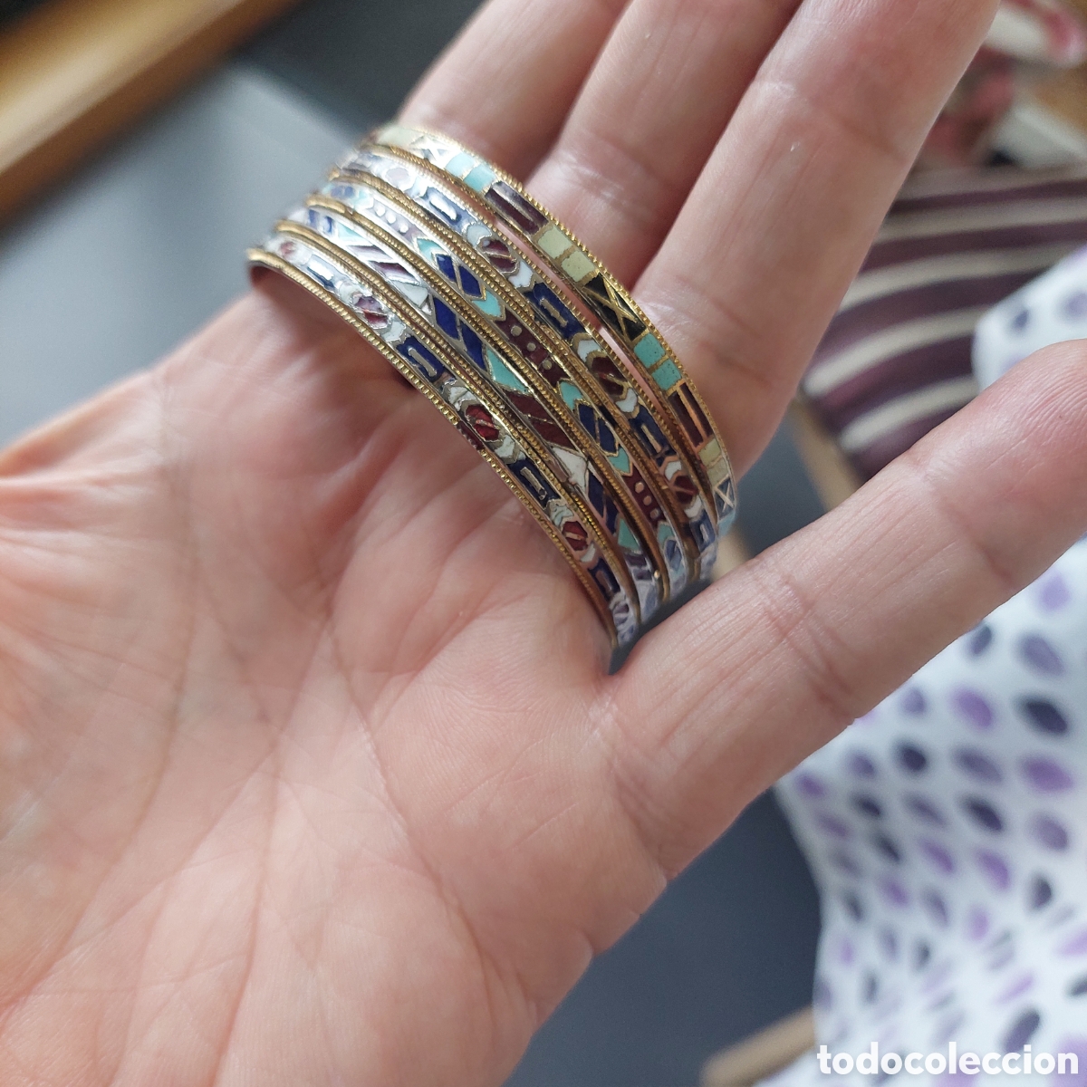 Joyeria: 5 pulseras pintadas esmalt - Foto 6