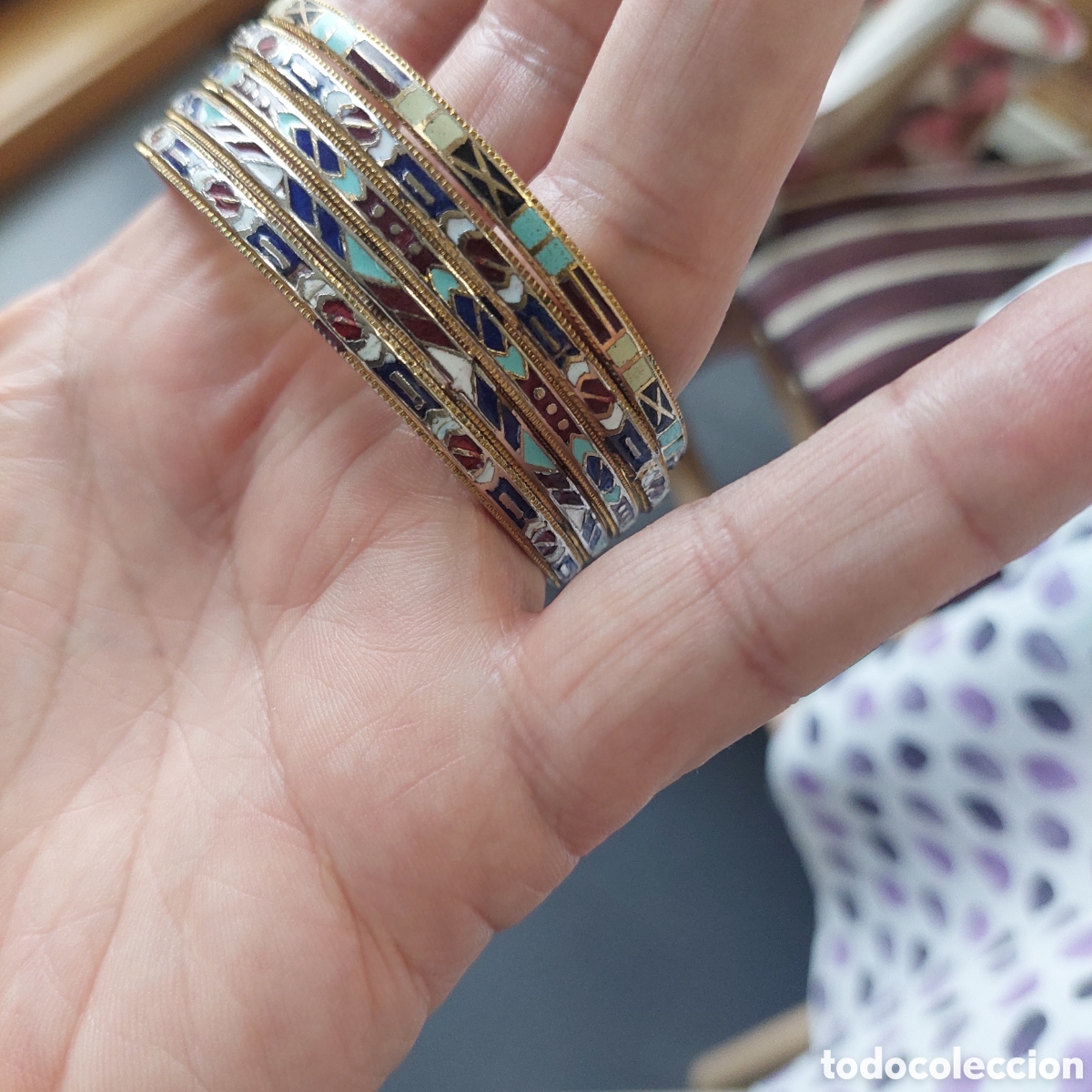 Joyeria: 5 pulseras pintadas esmalt - Foto 7