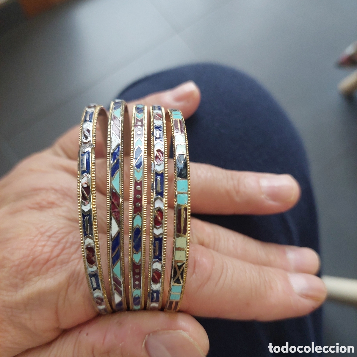 Joyeria: 5 pulseras pintadas esmalt - Foto 8