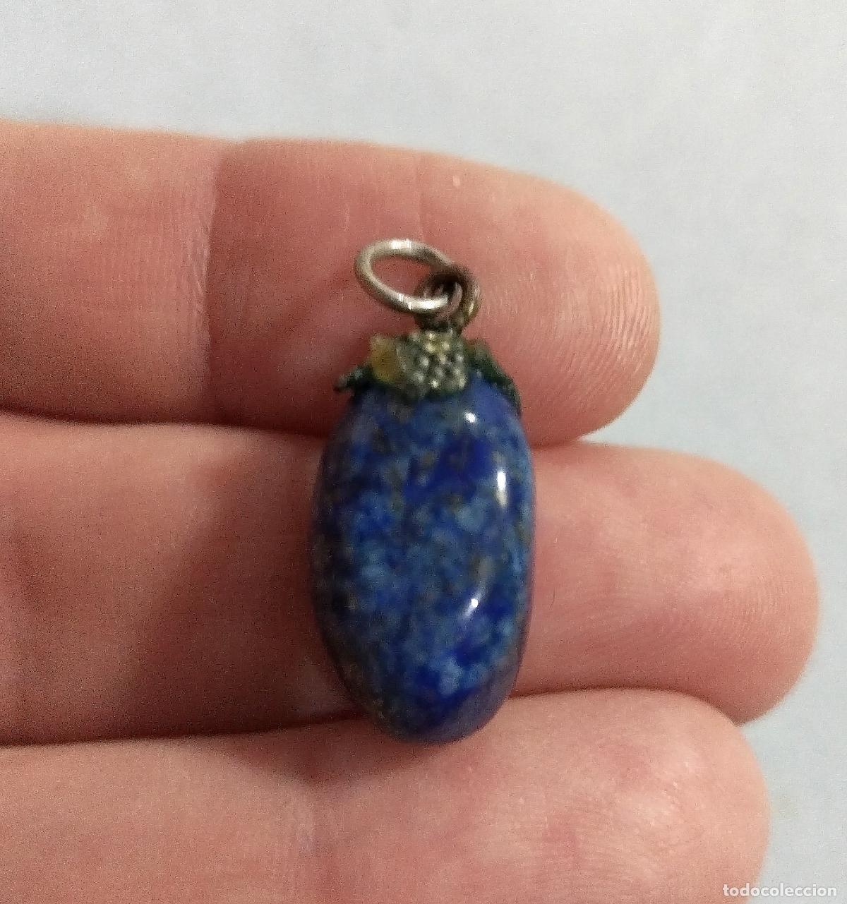 Joyeria: Colgante con piedra lapisl&aacute;zuli. - Foto 1