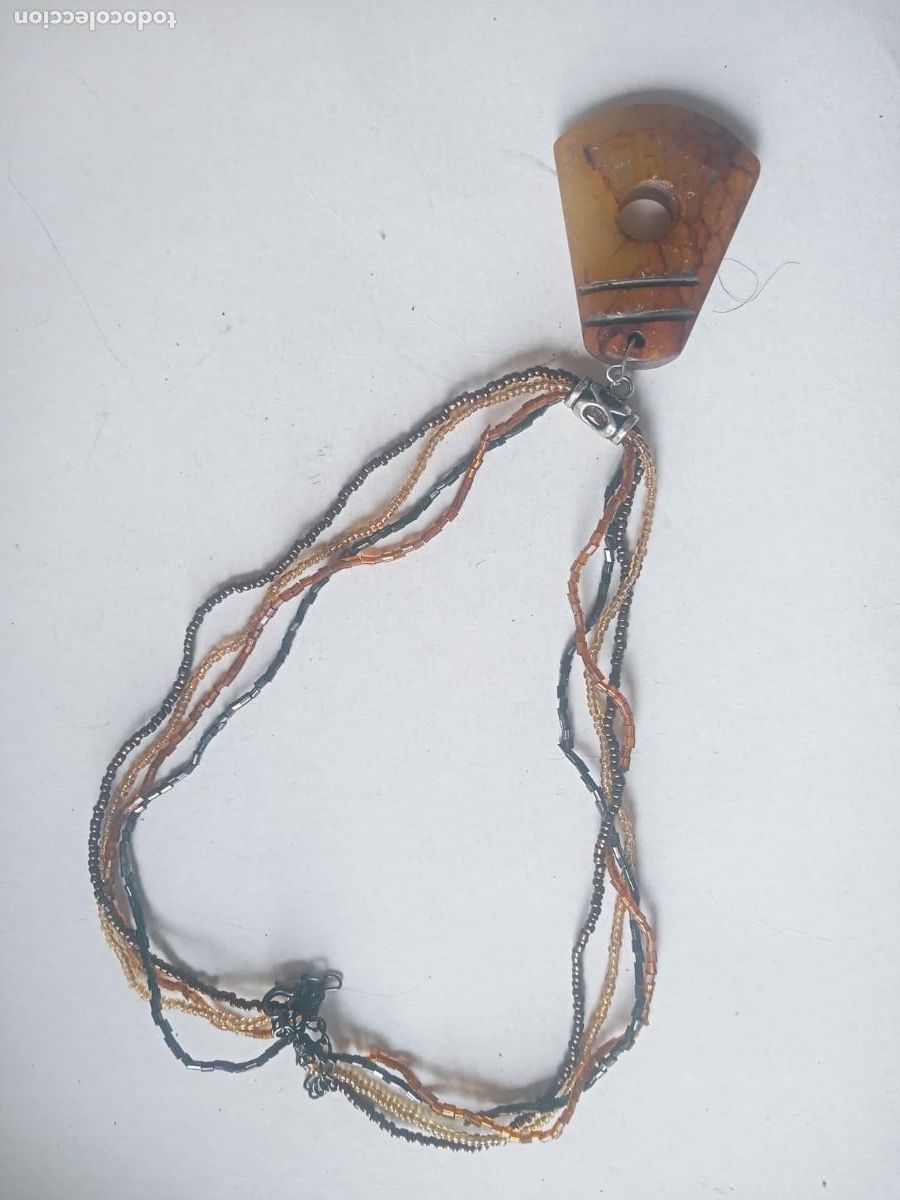 Joyeria: BONITO COLLAR ANTIGUO CON PIEDRA - Foto 1