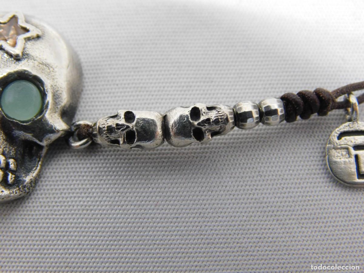 Joyeria: PULSERA CON CALAVERAS DE PLATA - Foto 3