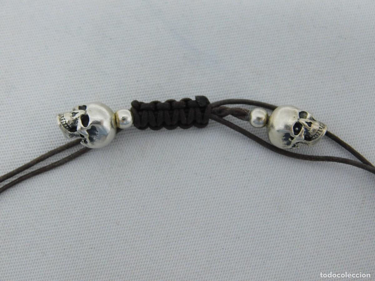 Joyeria: PULSERA CON CALAVERAS DE PLATA - Foto 6