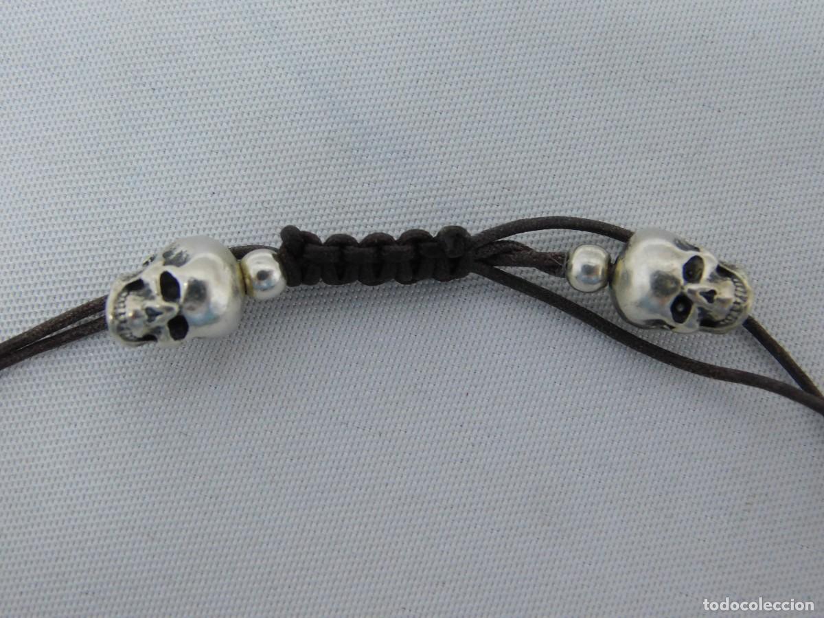 Joyeria: PULSERA CON CALAVERAS DE PLATA - Foto 7