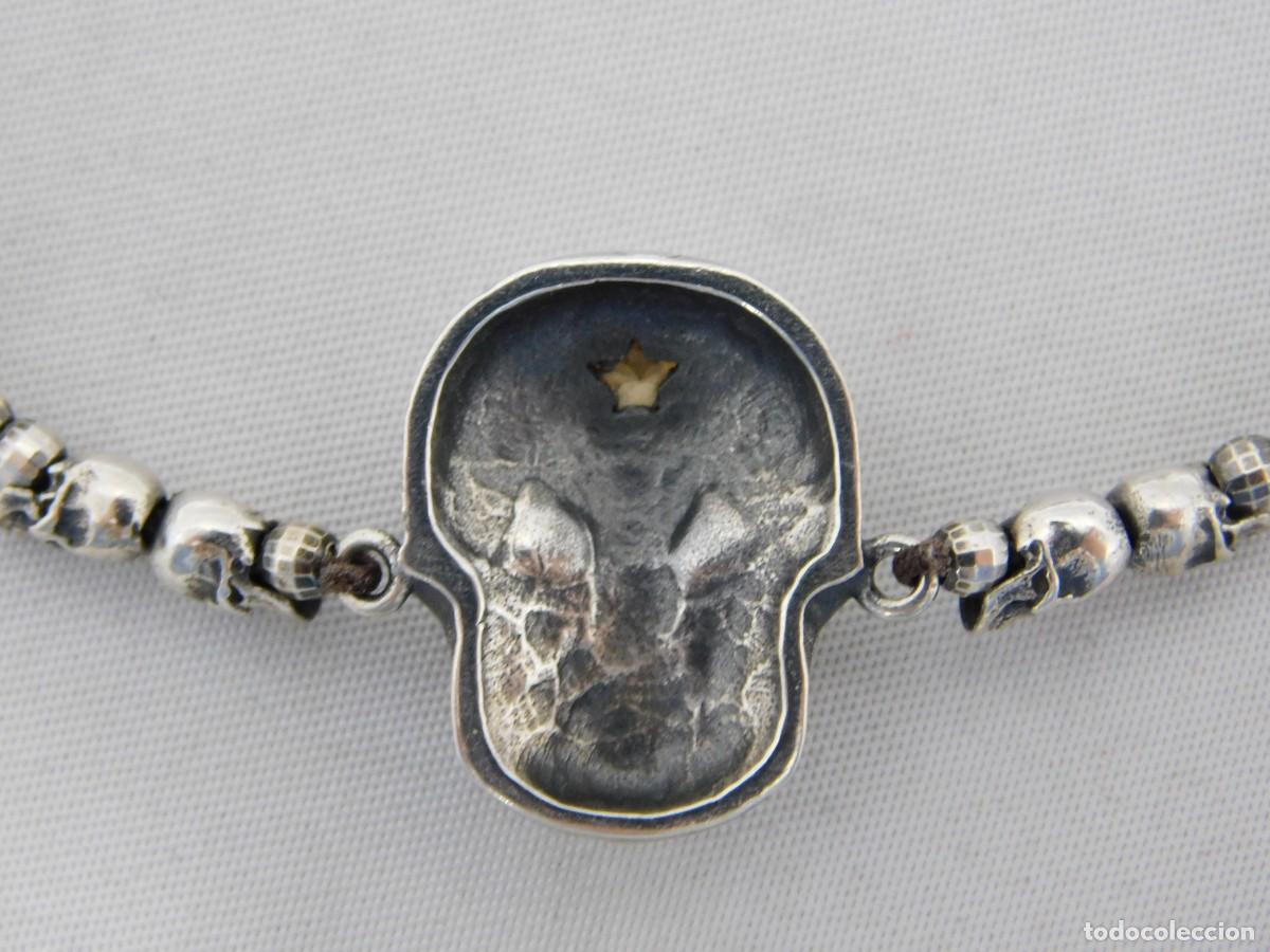 Joyeria: PULSERA CON CALAVERAS DE PLATA - Foto 9
