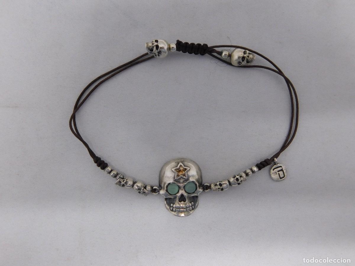 Joyeria: PULSERA CON CALAVERAS DE PLATA - Foto 10