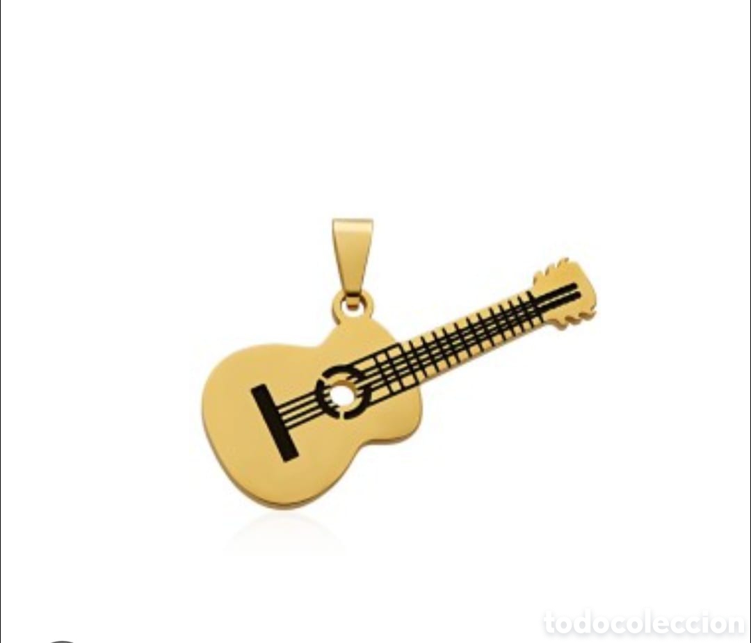 Joyeria: Colgante guitarra acero - Foto 1