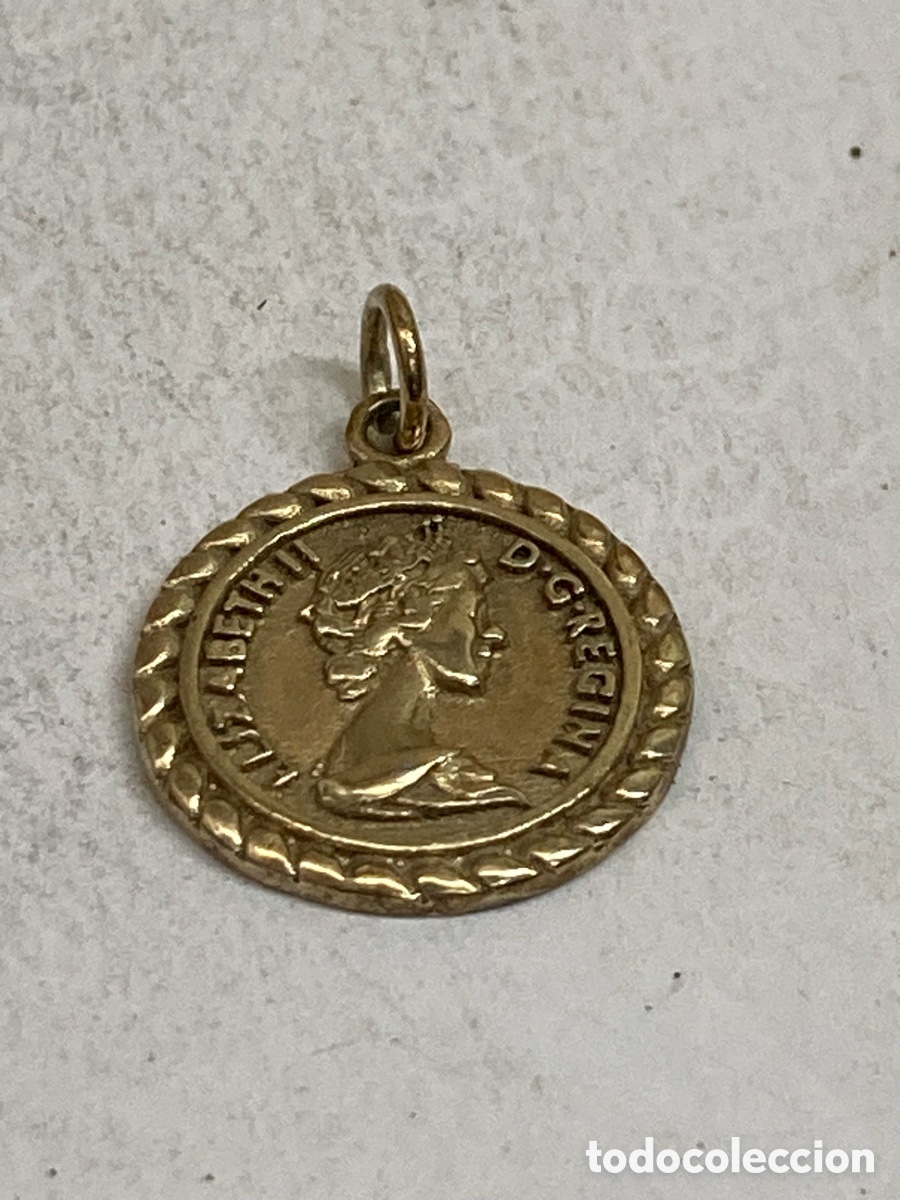 Joyeria: Colgante de plata chapado de oro /C409 - Foto 1