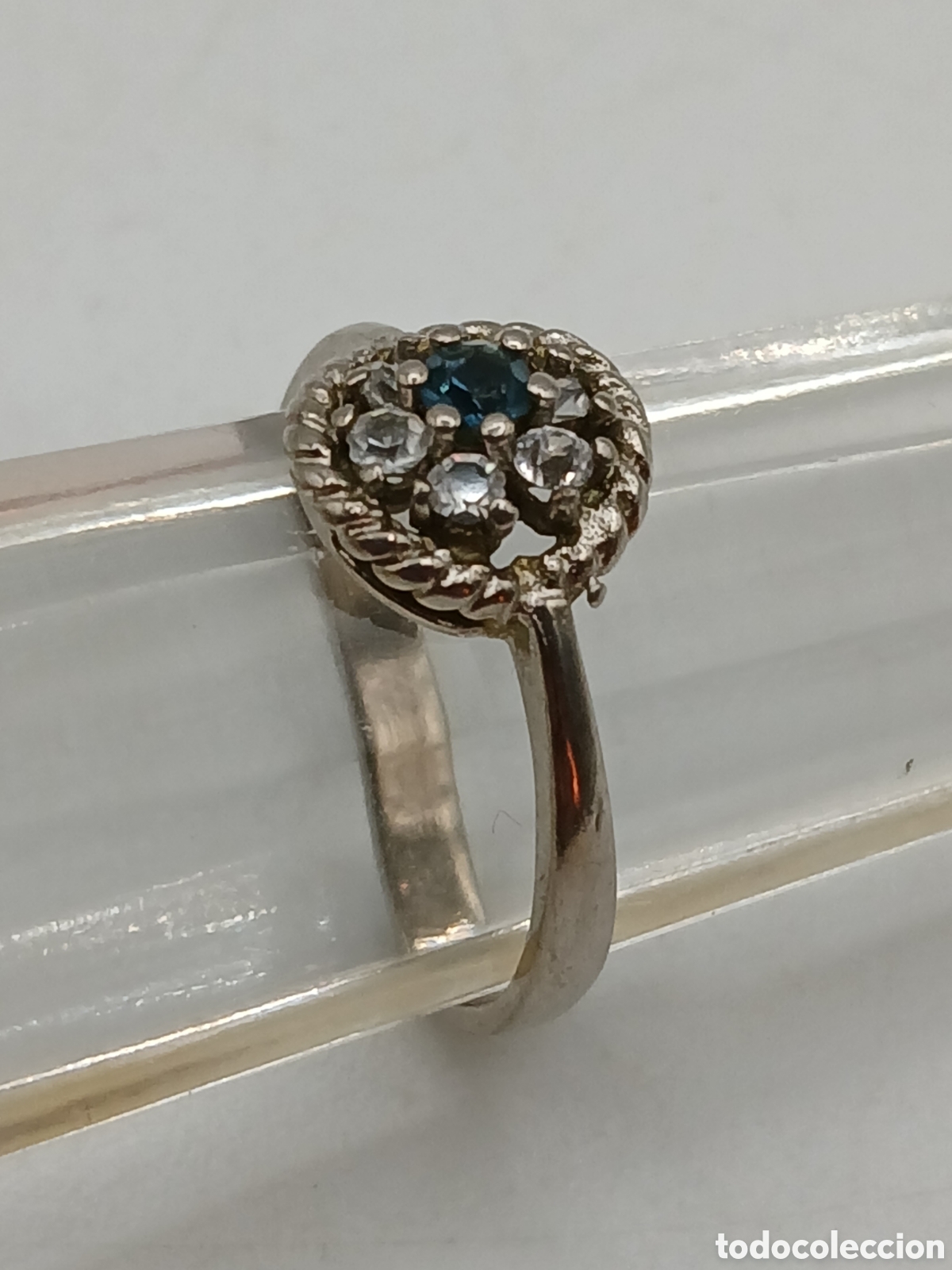 Joyeria: Anillo oro blanco 9quilates y cuarzo - Foto 2