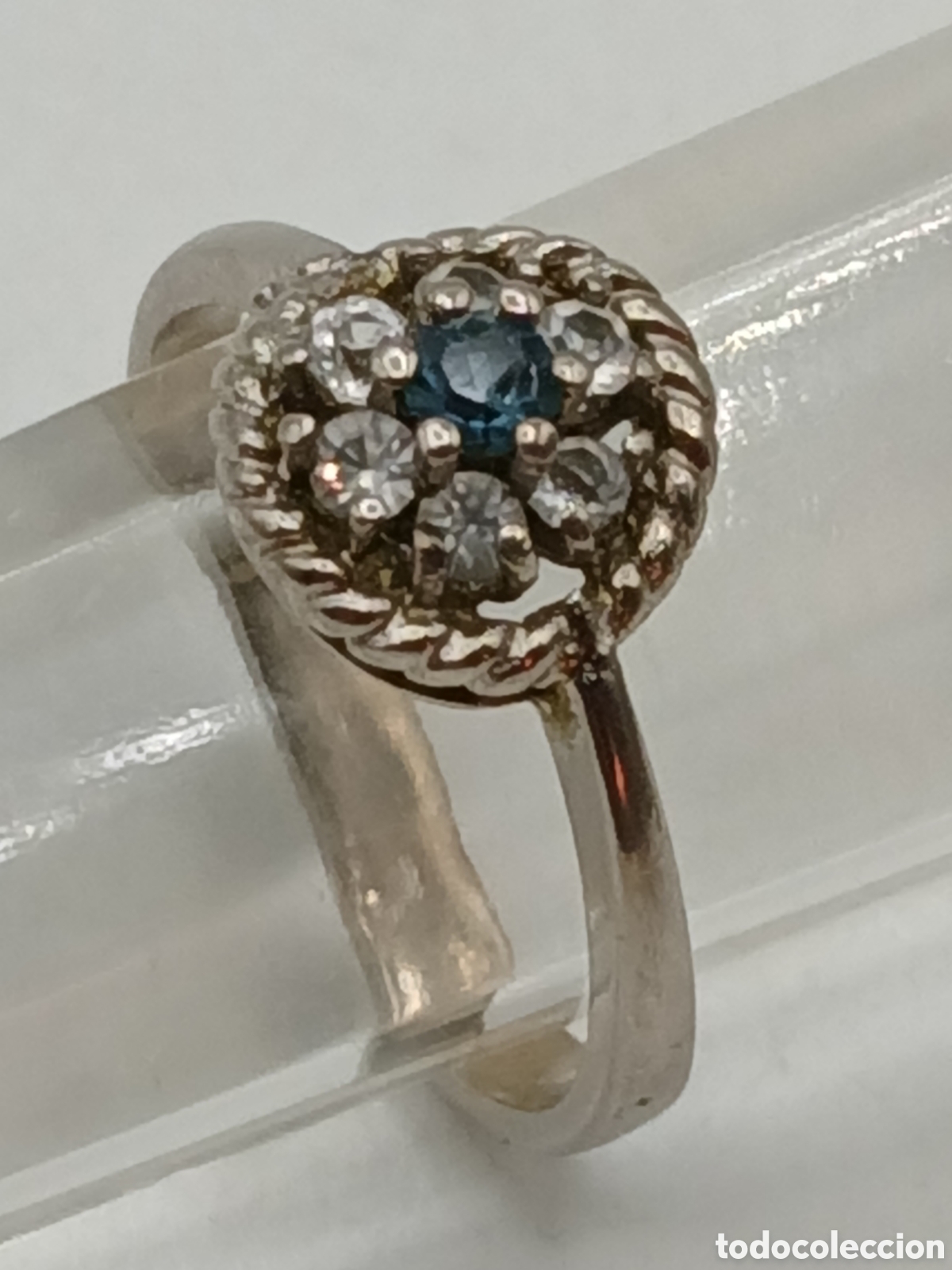 Joyeria: Anillo oro blanco 9quilates y cuarzo - Foto 1