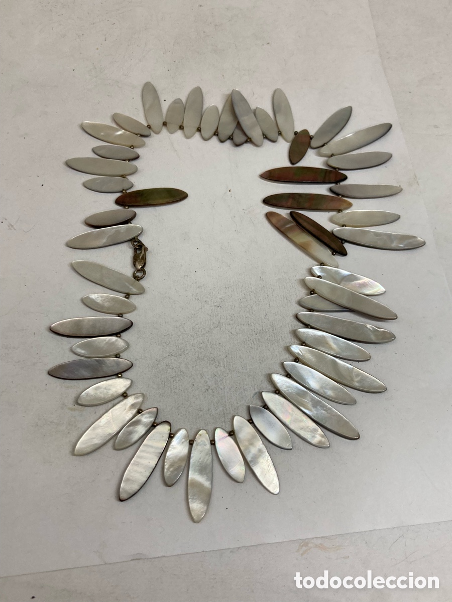 Joyeria: Collar de n&aacute;car con cierre de plata /CC338 - Foto 1