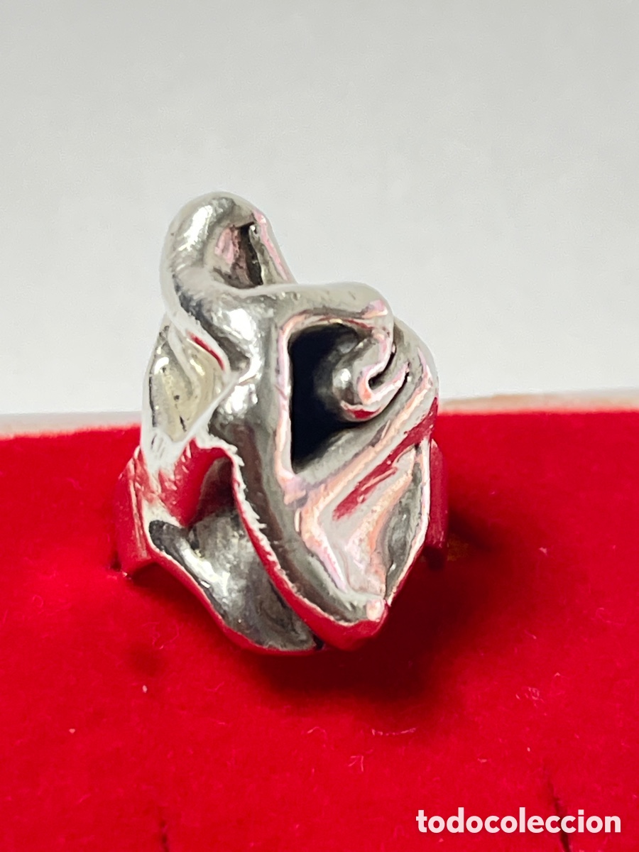 Joyeria: Anillo de plata modernista /S328 - Foto 1