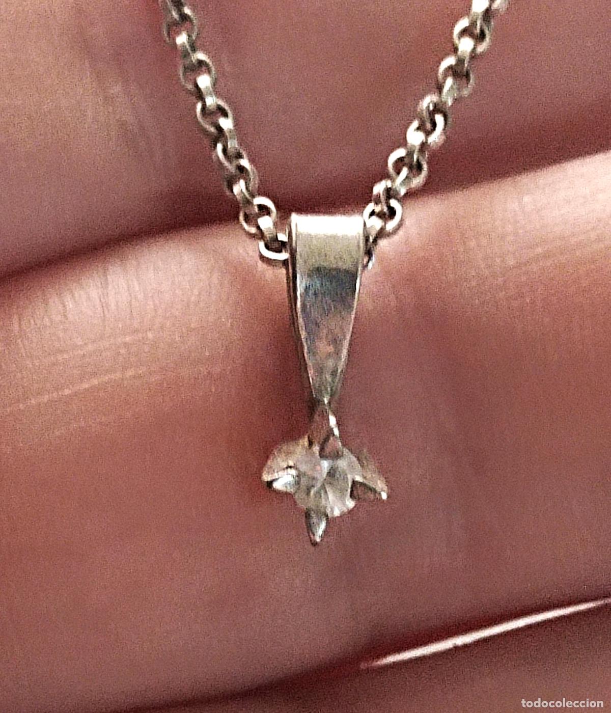 Joyeria: Cadena con colgante de plata de ley contrastada. - Foto 3