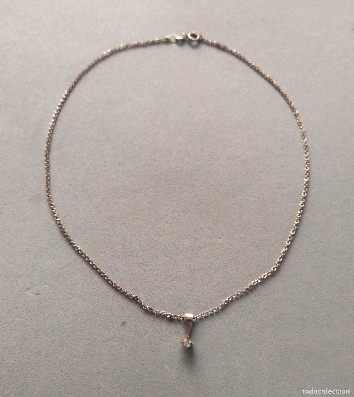 Joyeria: Cadena con colgante de plata de ley contrastada. - Foto 6
