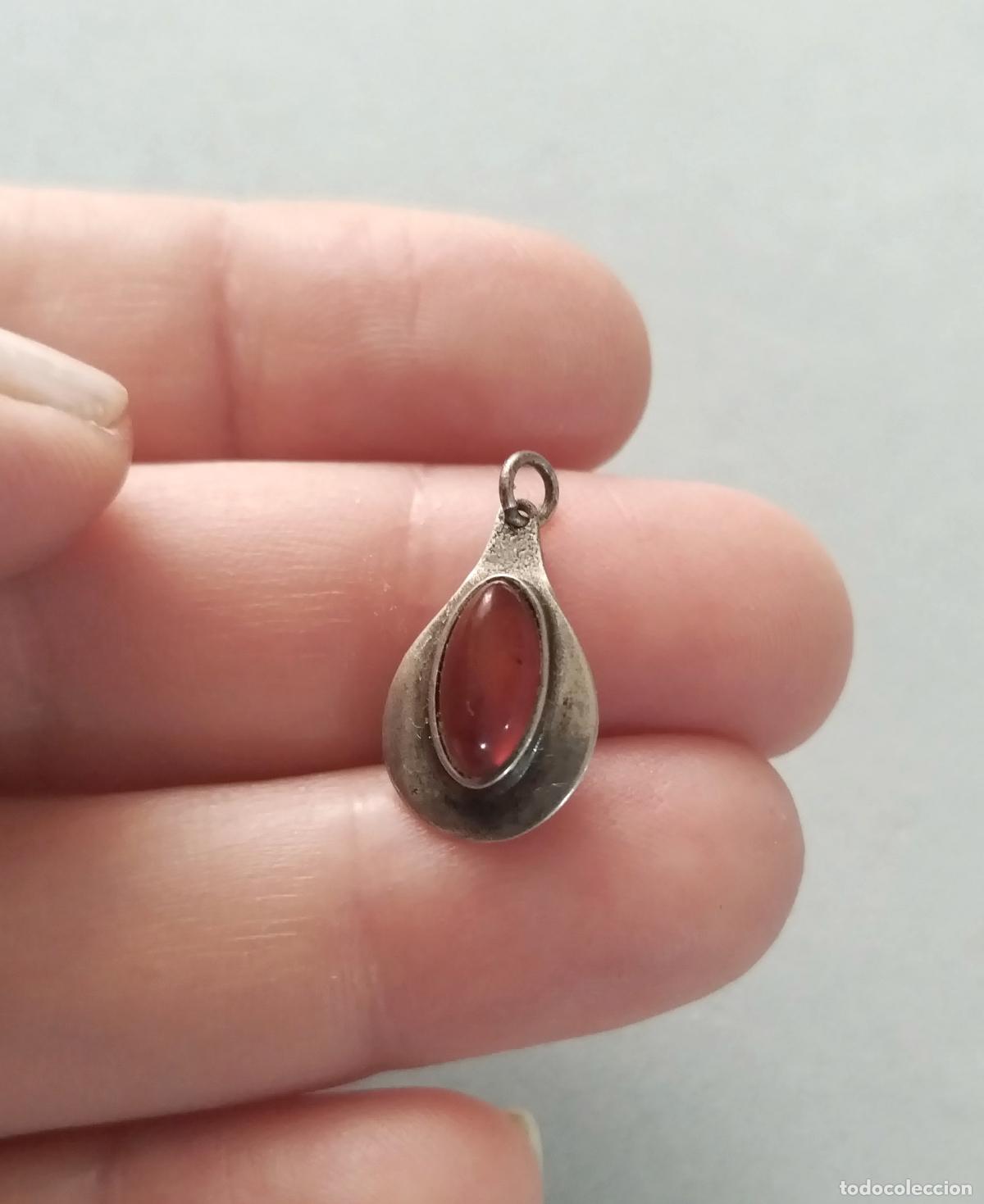 Joyeria: Colgante de plata y &aacute;mbar o simil. - Foto 2