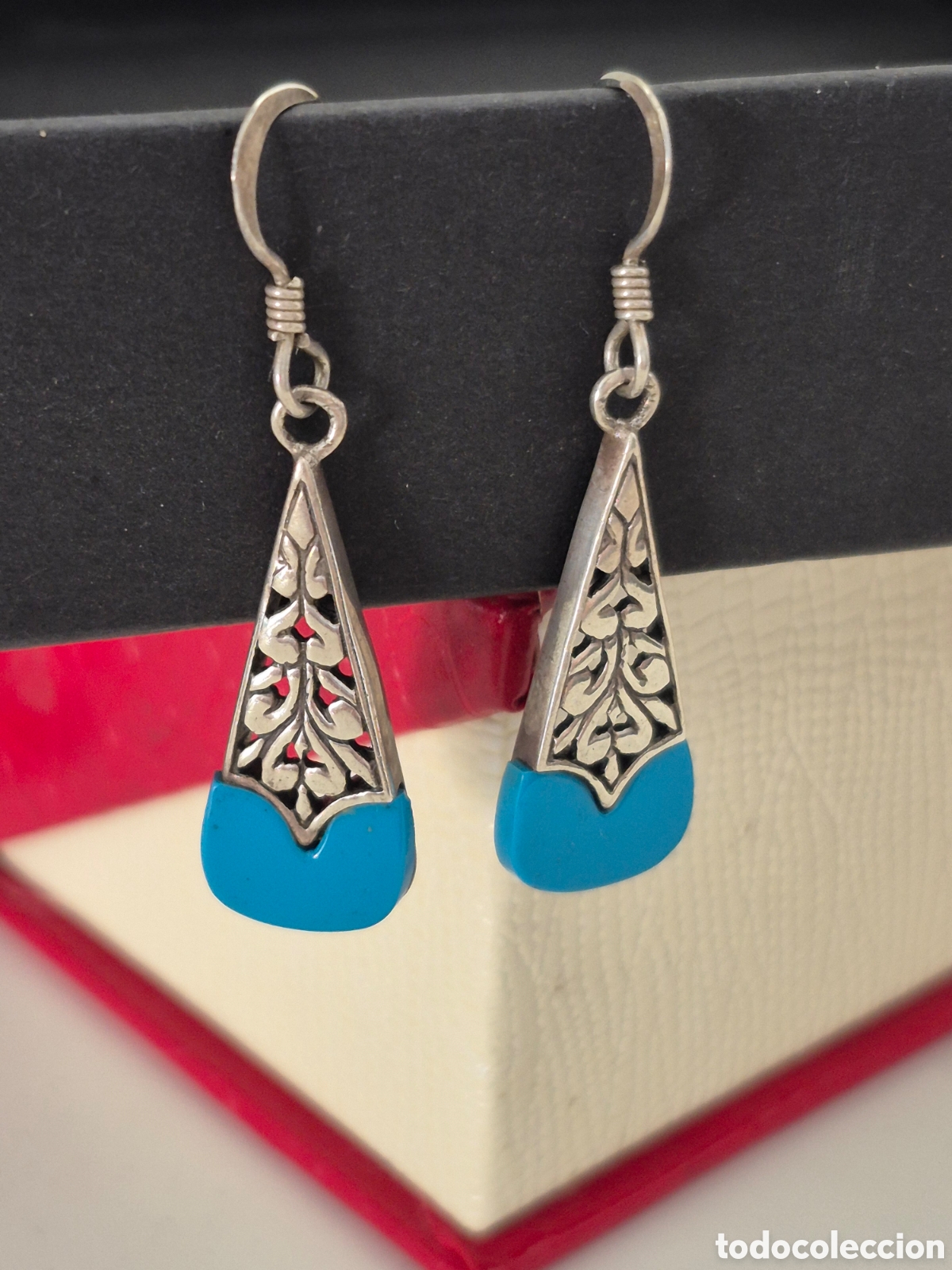 Joyeria: FABULOSOS PENDIENTES DE PLATA DE MEXICO. REF S6 MEXICO 241025 - Foto 3