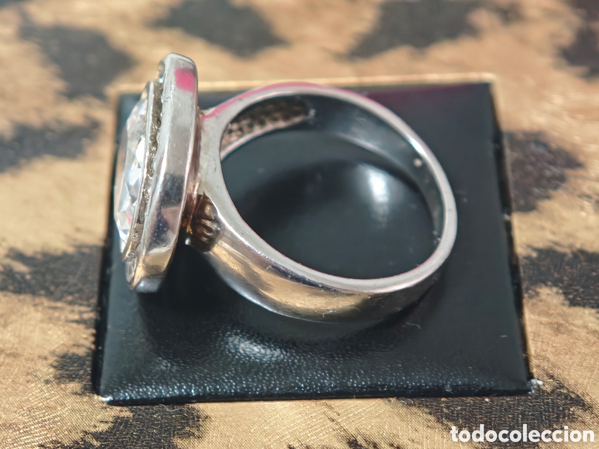 Joyeria: Anillo de plata de ley con circ&oacute;n y circonitas - Foto 6