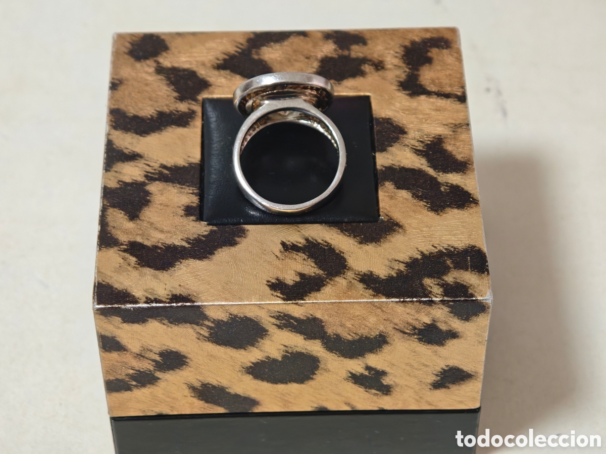 Joyeria: Anillo de plata de ley con circ&oacute;n y circonitas - Foto 8