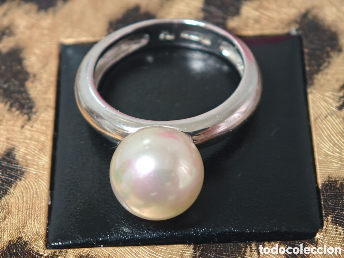 Joyeria: Anillo de plata de ley y perla - Foto 2