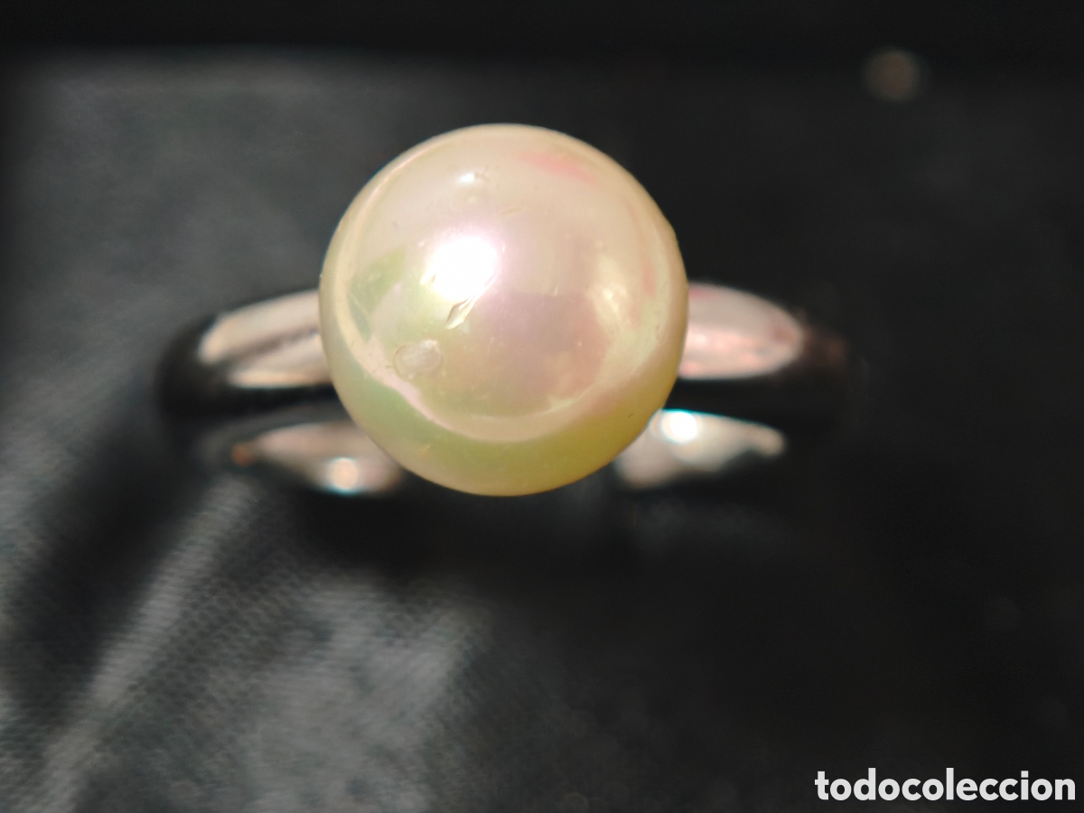 Joyeria: Anillo de plata de ley y perla - Foto 3