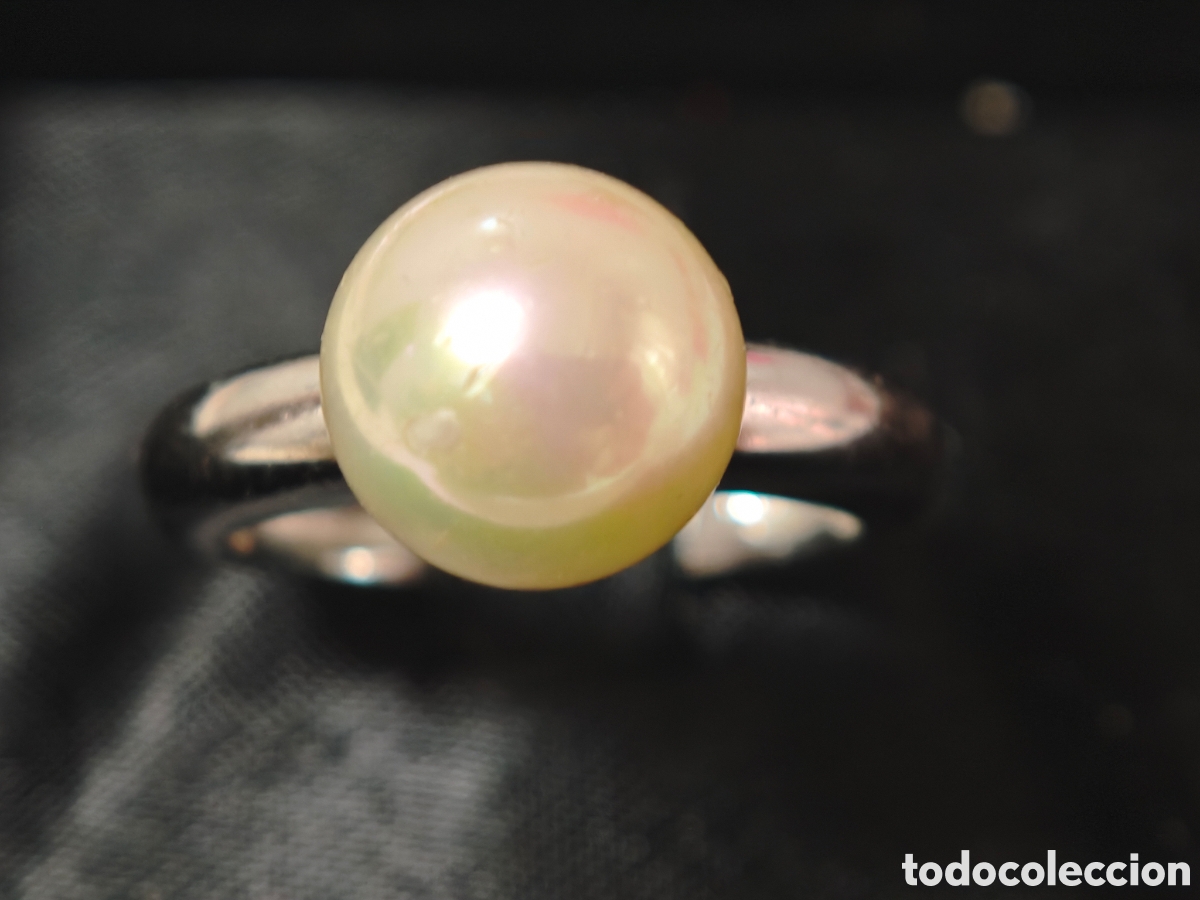 Joyeria: Anillo de plata de ley y perla - Foto 4
