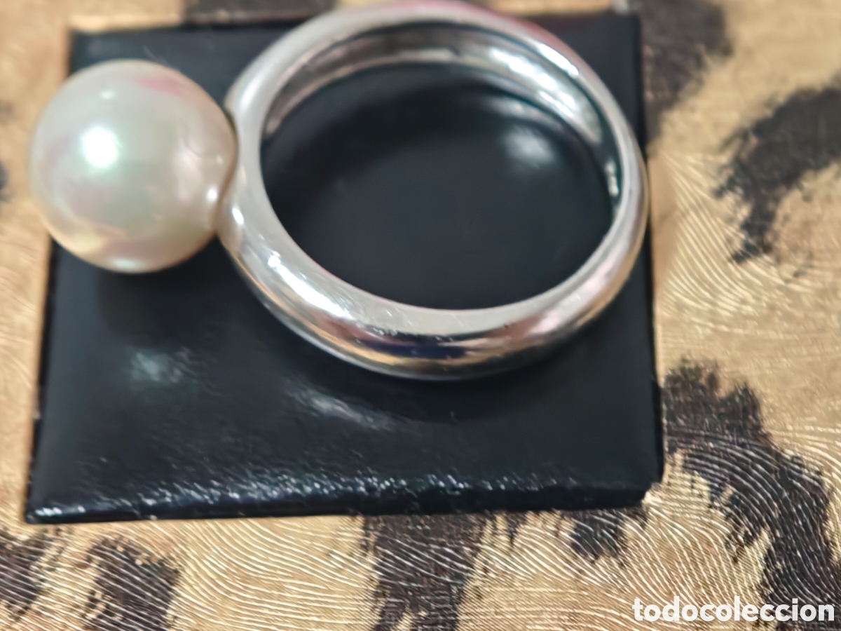 Joyeria: Anillo de plata de ley y perla - Foto 5
