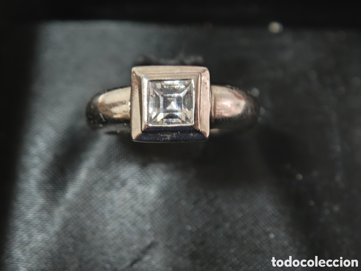 Joyeria: Anillo de plata de ley con circonita - Foto 2