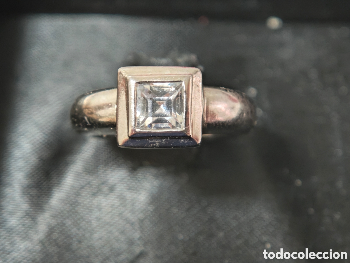 Joyeria: Anillo de plata de ley con circonita - Foto 3